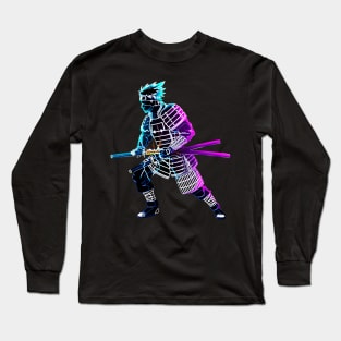 Soul of kakashi samurai Long Sleeve T-Shirt